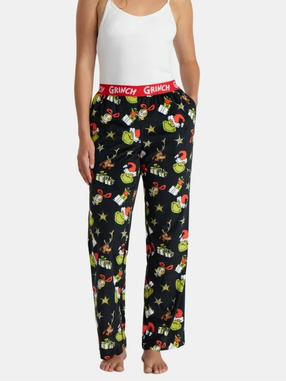 The Grinch Black Holiday Pajama Pants